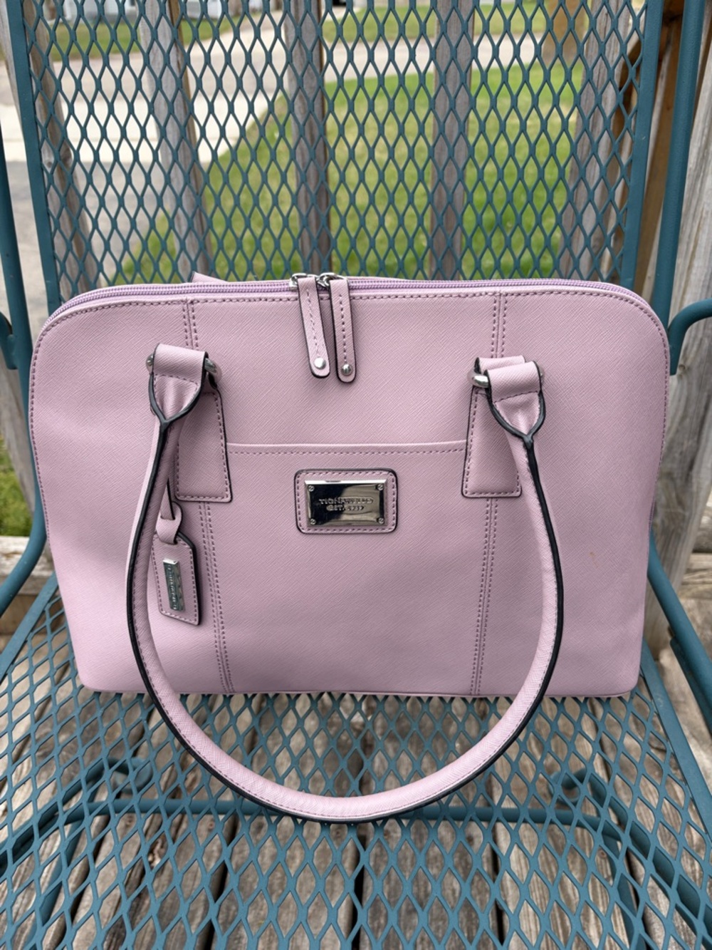 Tignanello Clean and Classic Saffiano Leather Satchel